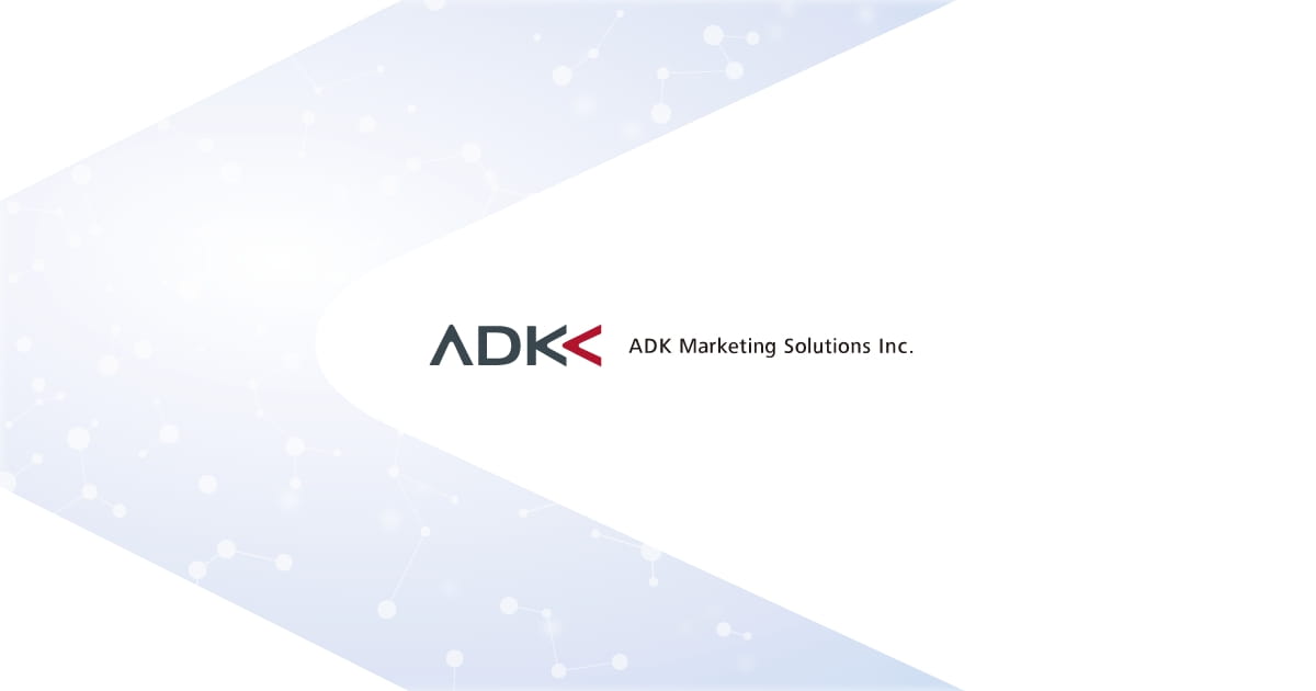 A visual selected by ADK Marketing Solutions Inc. for its website
