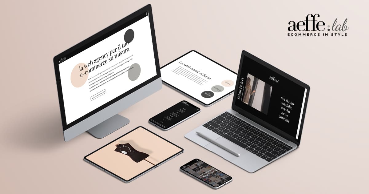 A visual selected by AEFFE Lab S.r.l. for its website