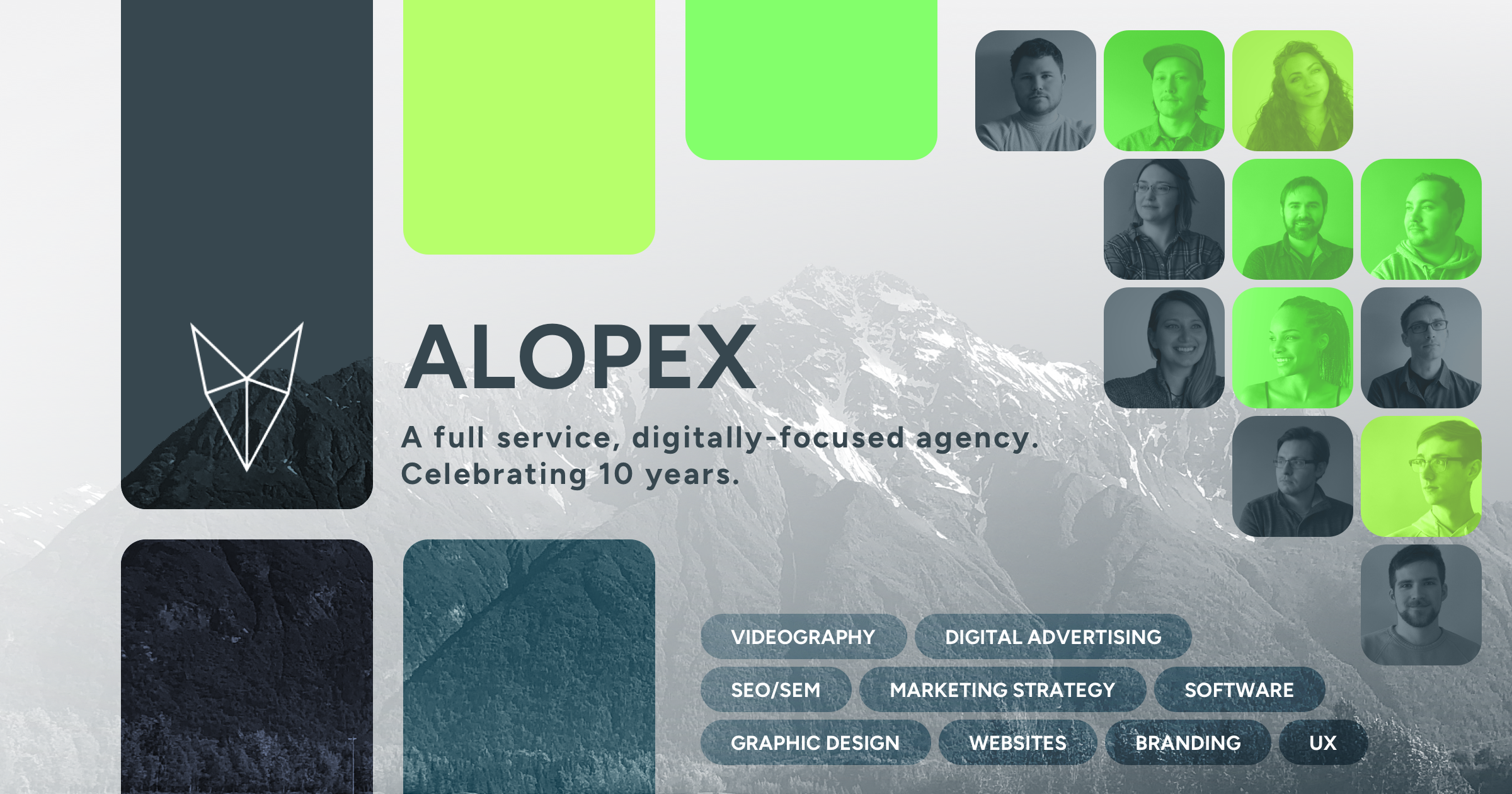 A visual selected by Alopex Interaction Design for its website