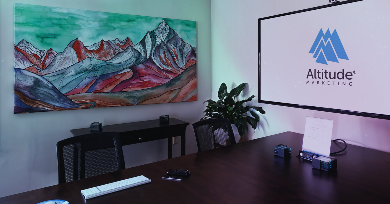 A visual selected by Altitude Marketing for its website
