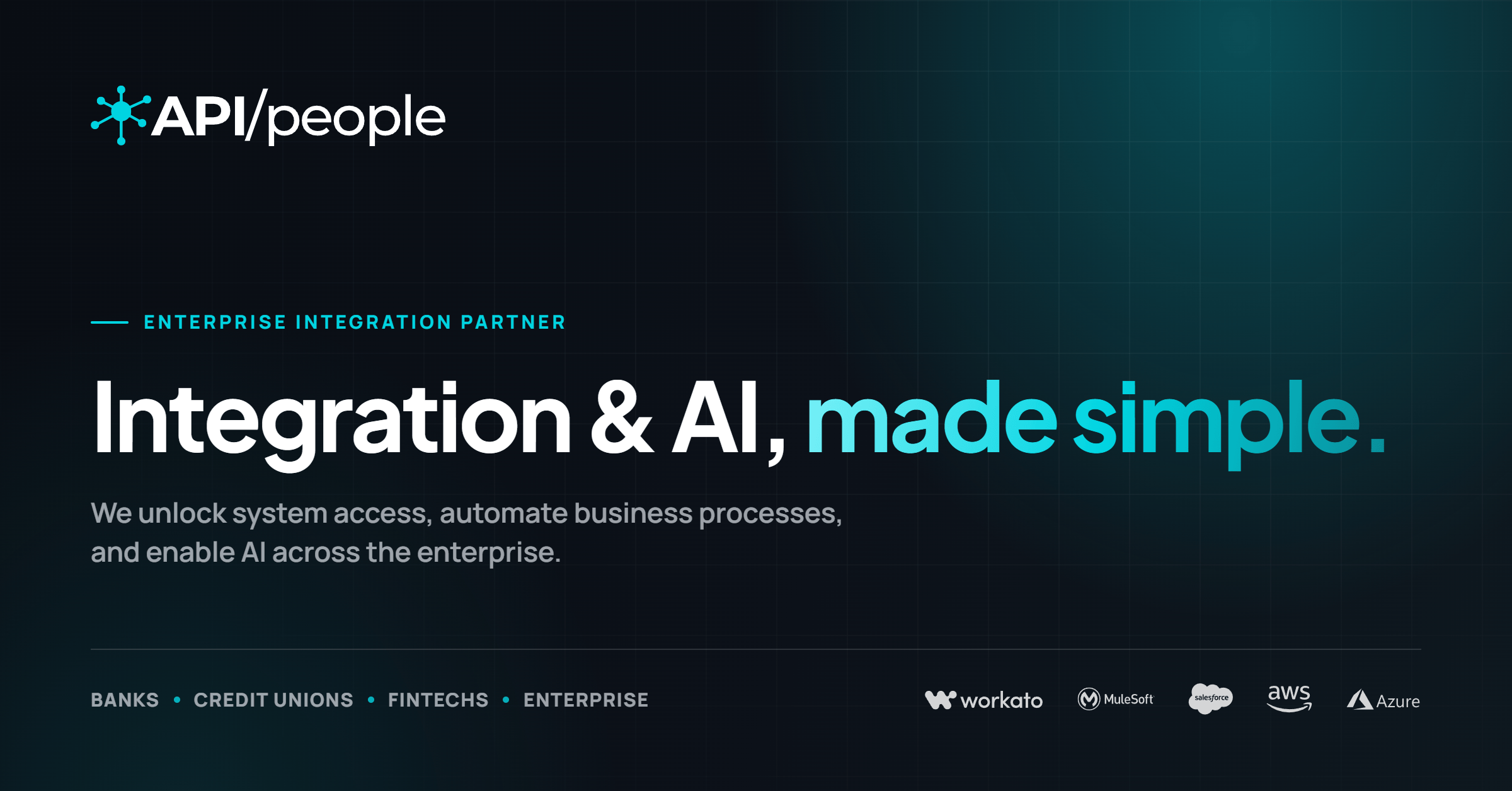 A visual selected by API People Inc for its website