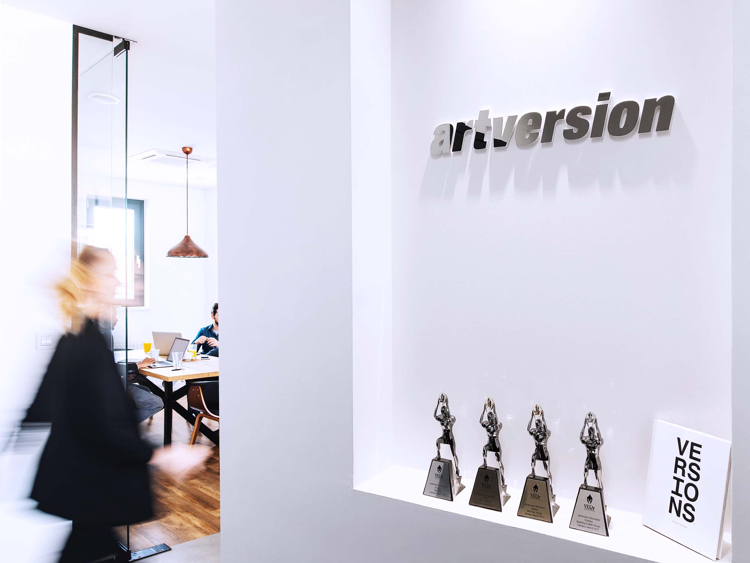 A visual selected by ArtVersion for its website