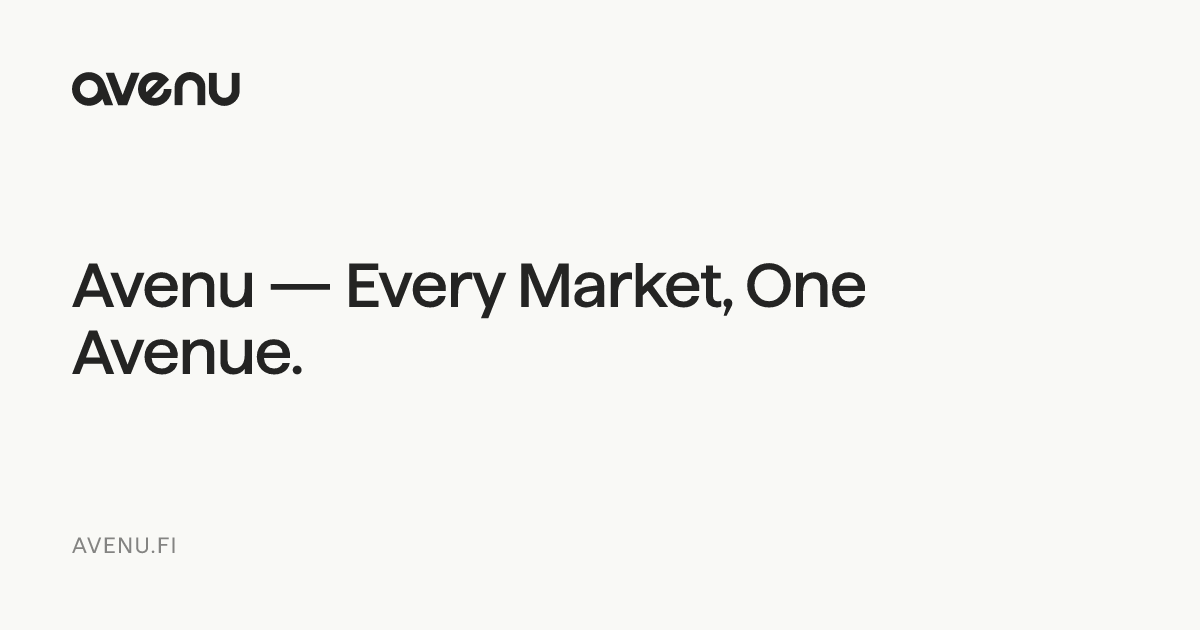 A visual selected by Avenu Oy for its website
