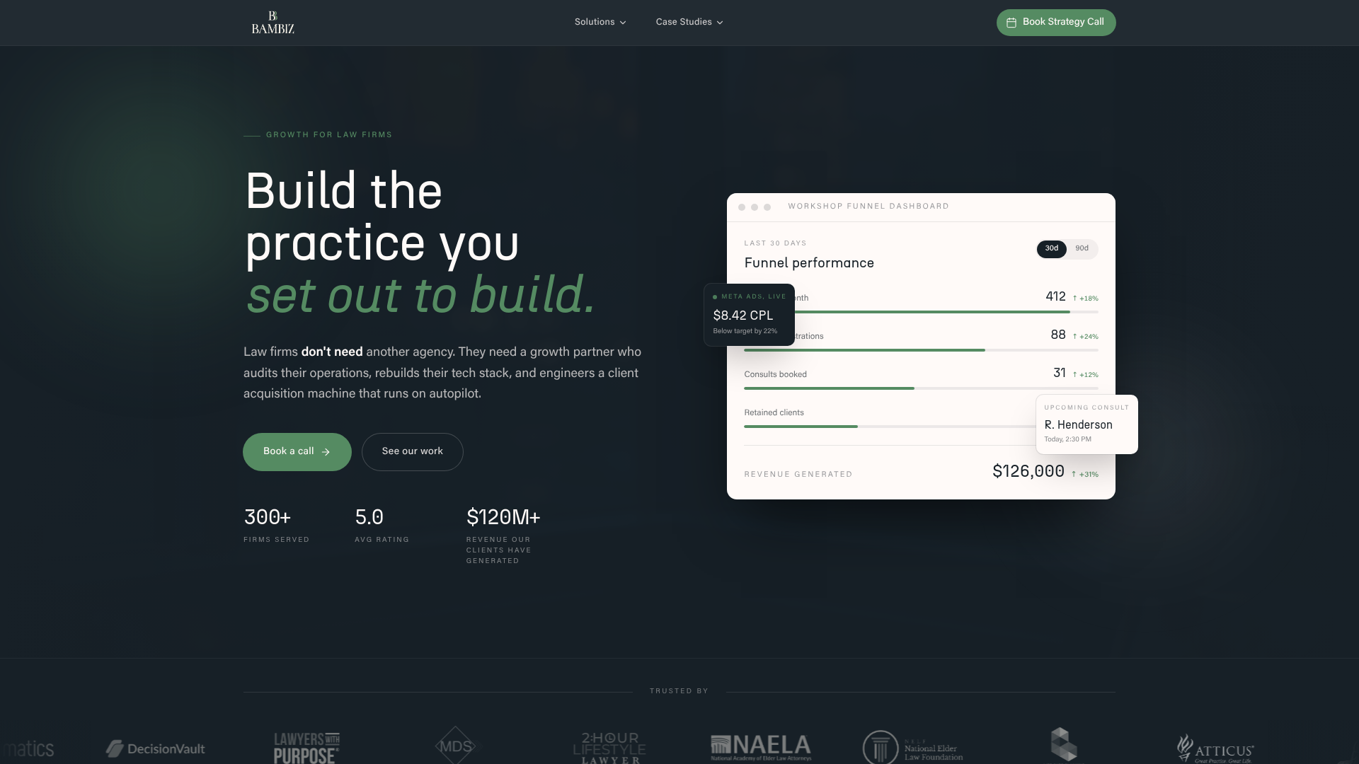 A visual selected by Bambiz for its website