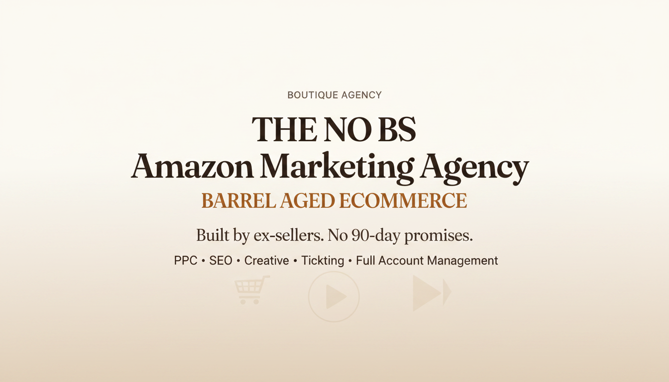 A visual selected by Barrel Aged E-Commerce LLC for its website