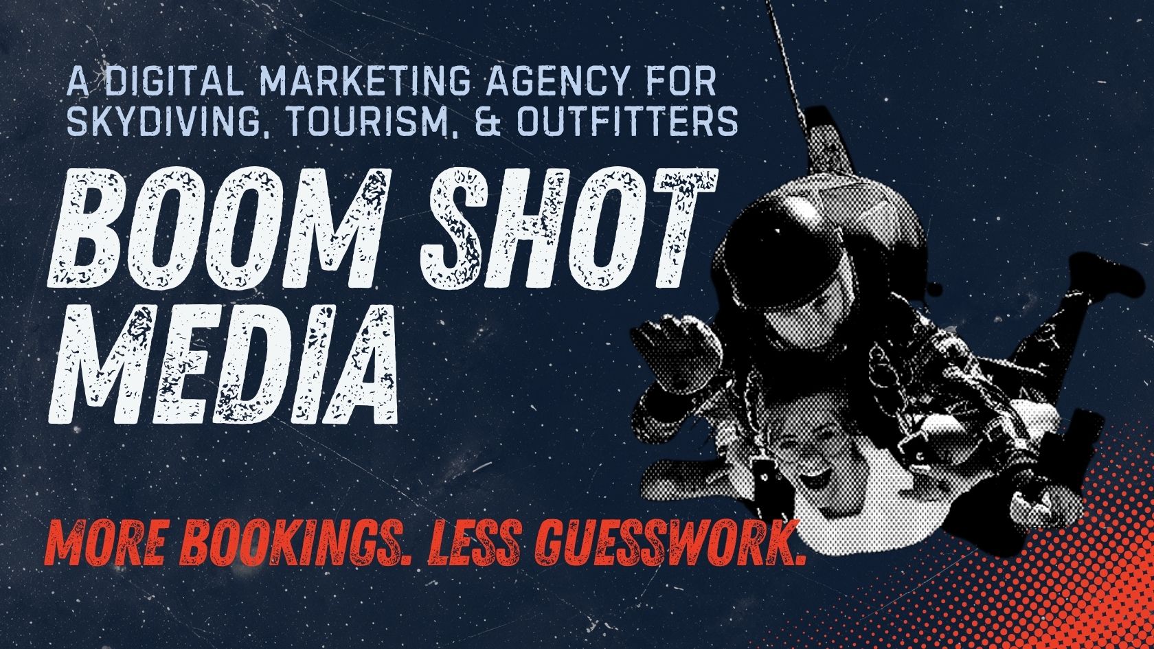 A visual selected by Boom Shot Media for its website