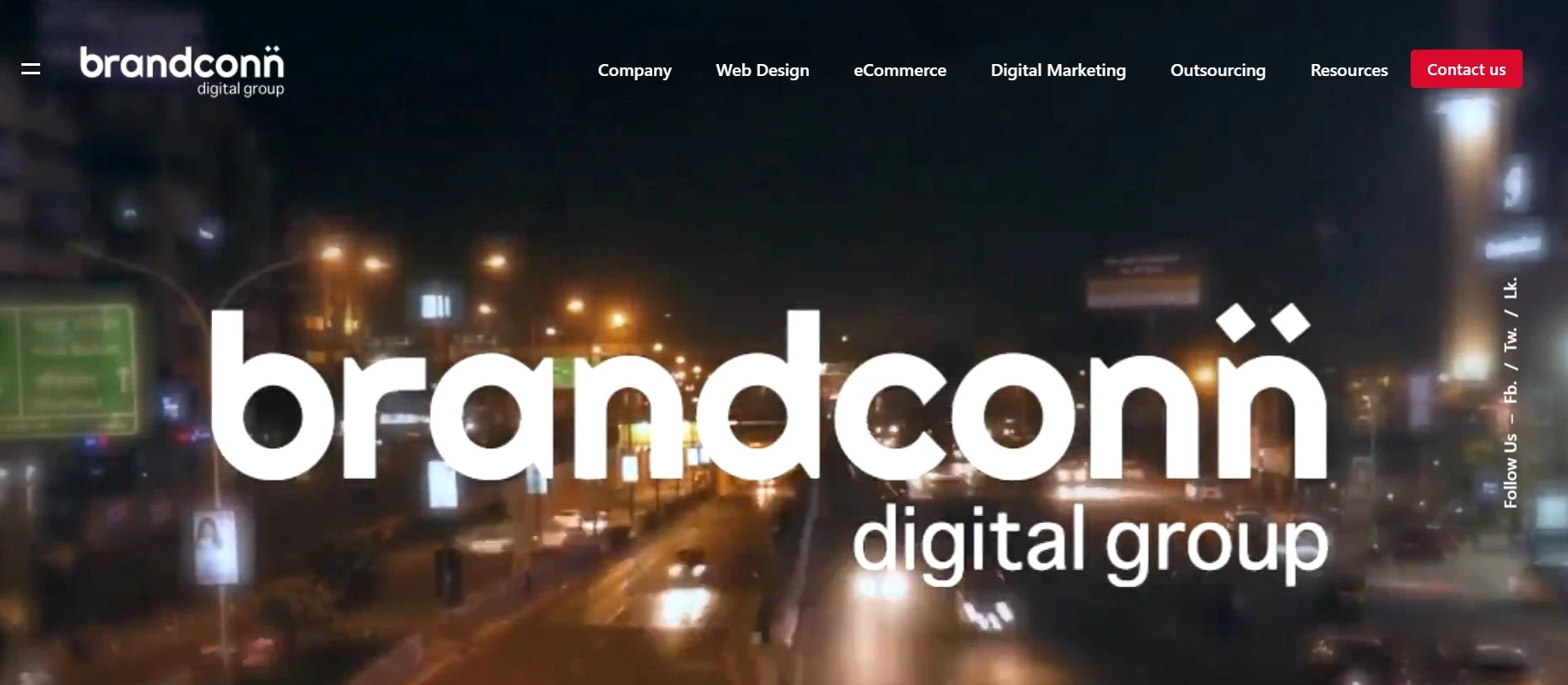 A visual selected by Brandconn Digital for its website