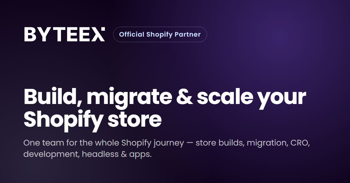 A visual selected by Byteex for its website