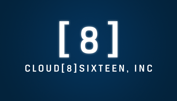 A visual selected by Cloud 8 Sixteen for its website