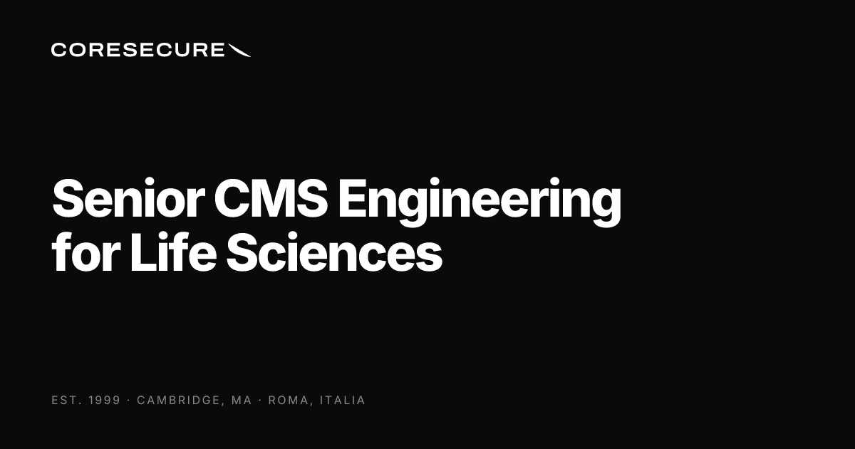 A visual selected by Coresecure for its website