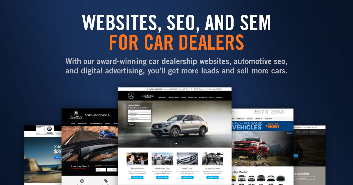 A visual selected by DealerOn for its website