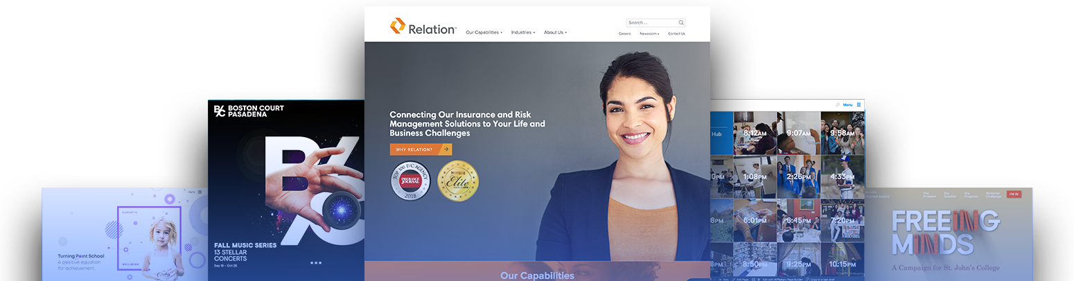 A visual selected by Dewdrop Media for its website