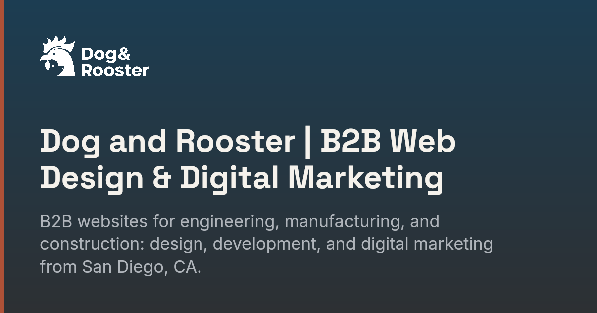 A visual selected by Dog & Rooster for its website