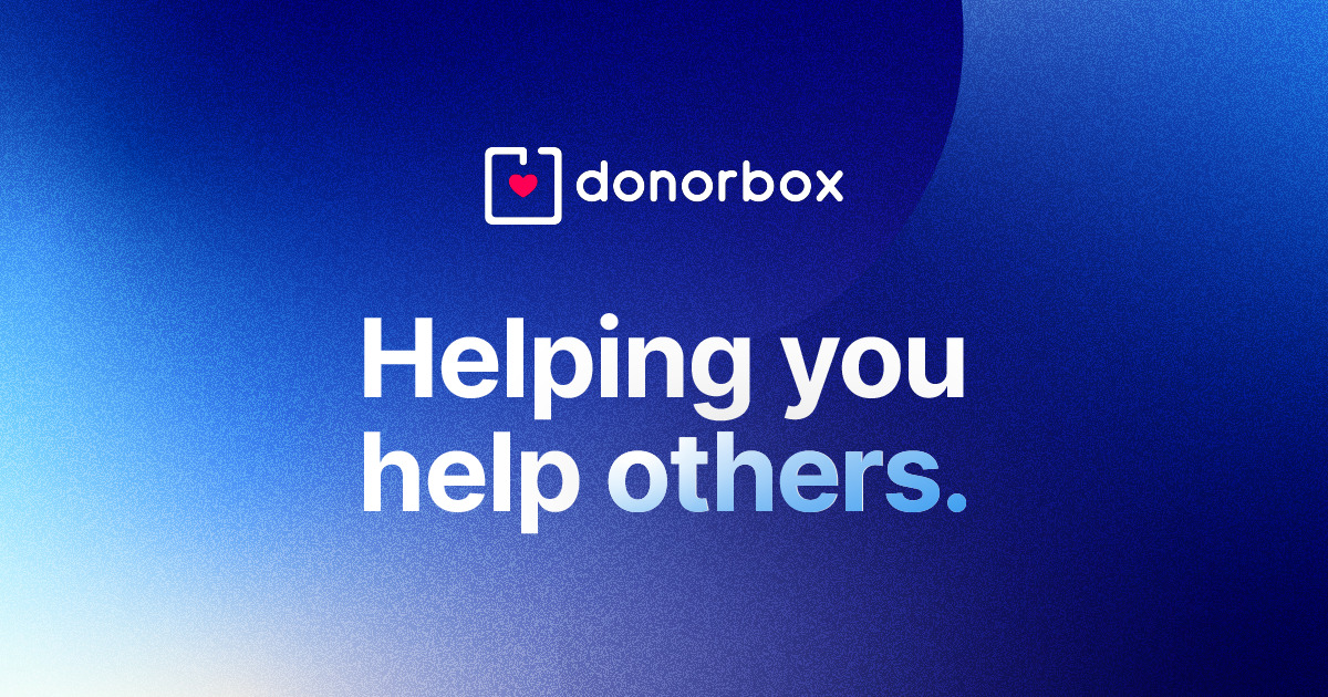 A visual selected by Donorbox for its website