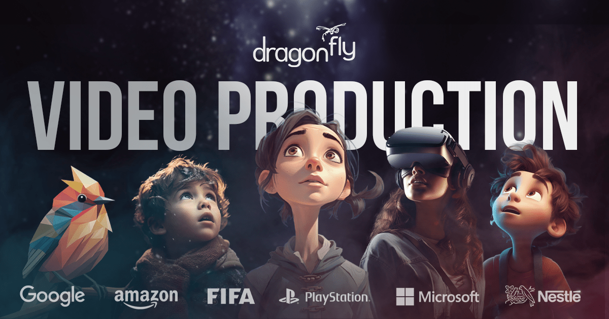 A visual selected by Dragonfly Video Production for its website