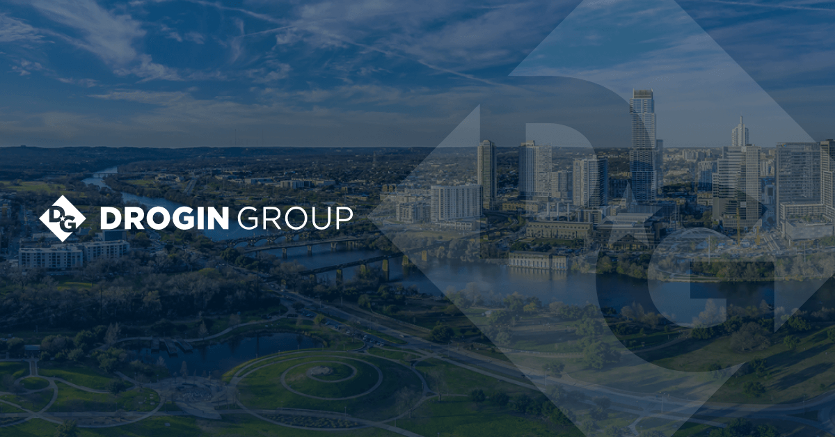 A visual selected by Drogin Group for its website