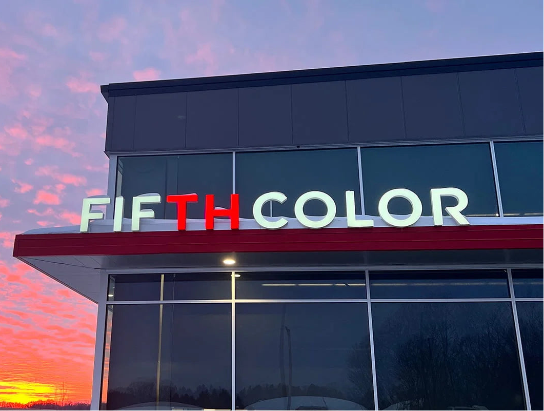 A visual selected by FifthColor for its website