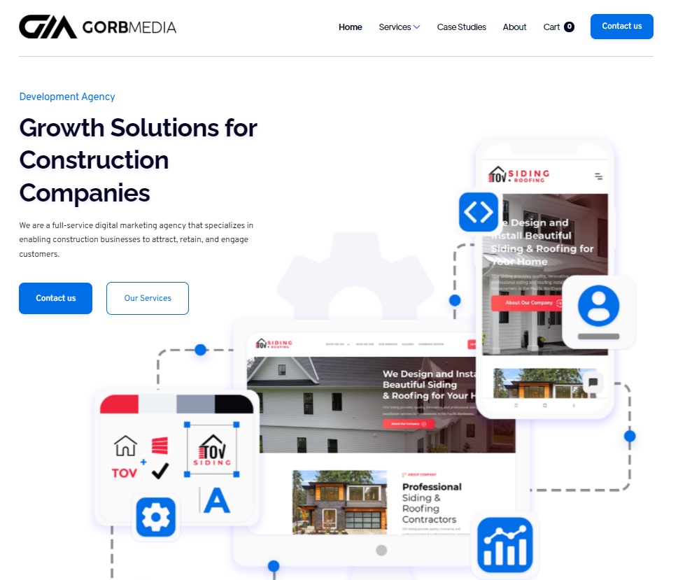 A visual selected by GorbMedia for its website