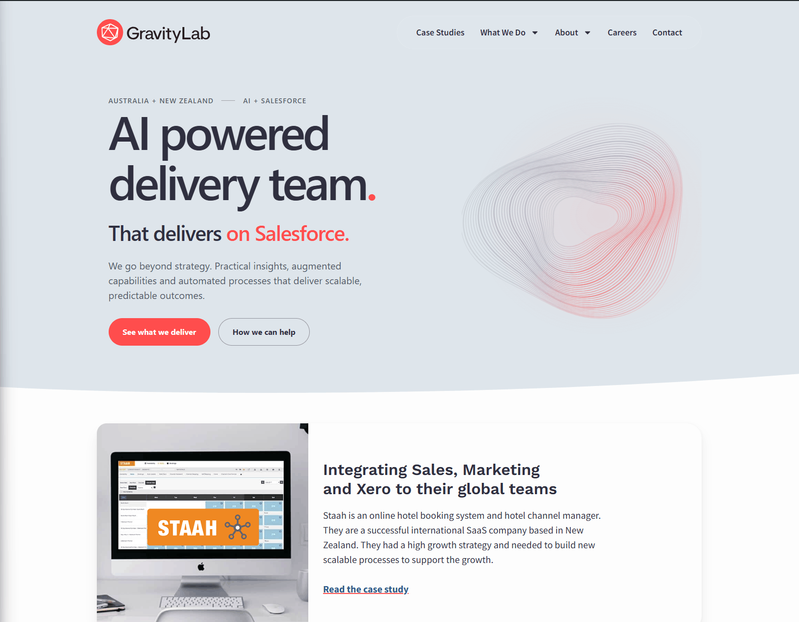 A visual selected by GravityLab for its website
