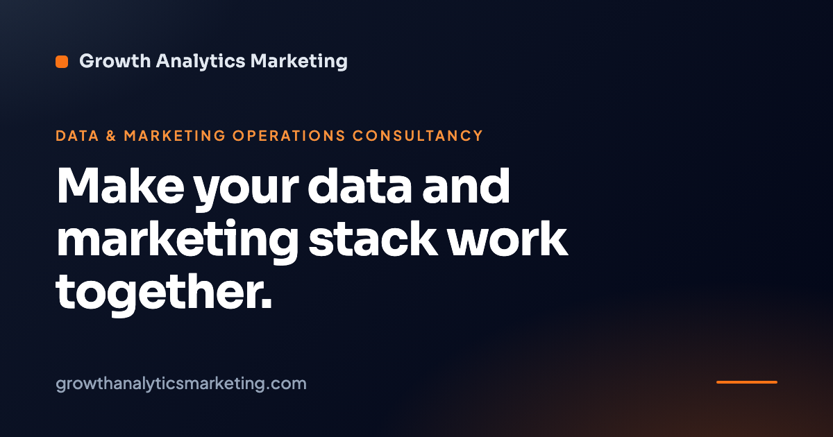 A visual selected by Growth Analytics Marketing for its website