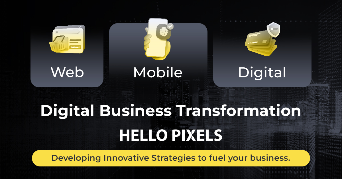 A visual selected by Hello Pixels LLC for its website