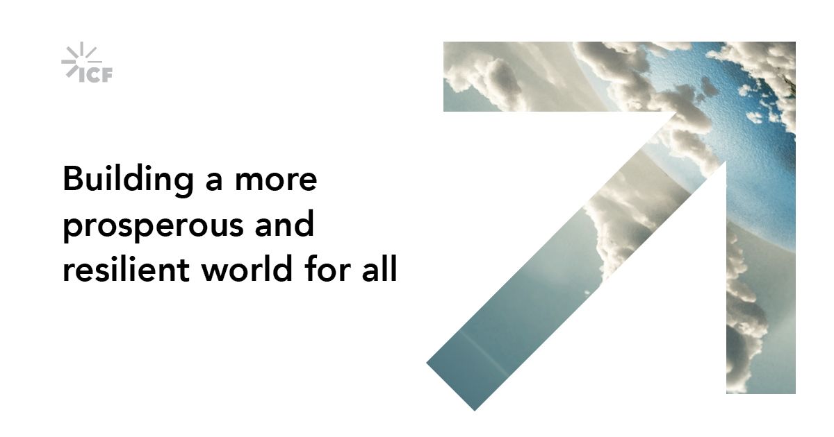 A visual selected by ICF for its website