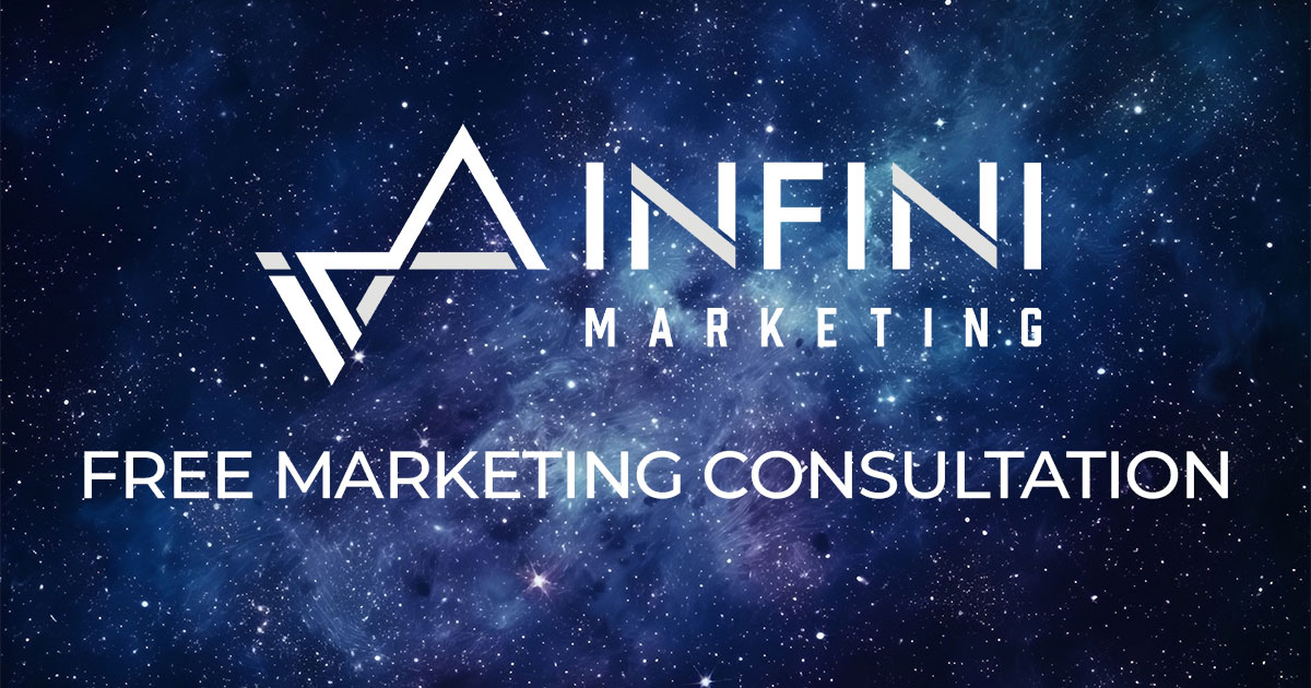 A visual selected by INFINI Marketing for its website