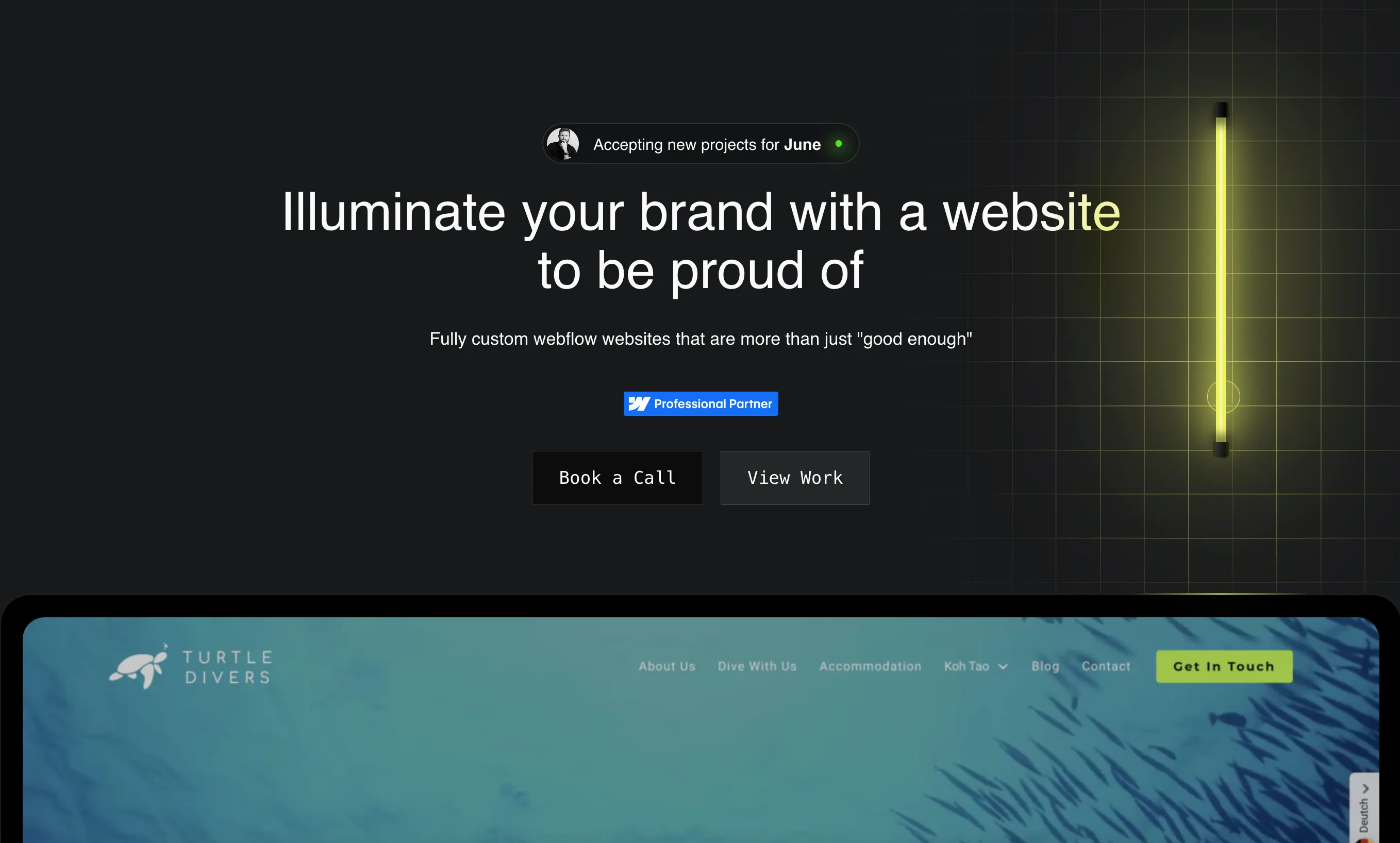 A visual selected by Lukas Stewart for its website