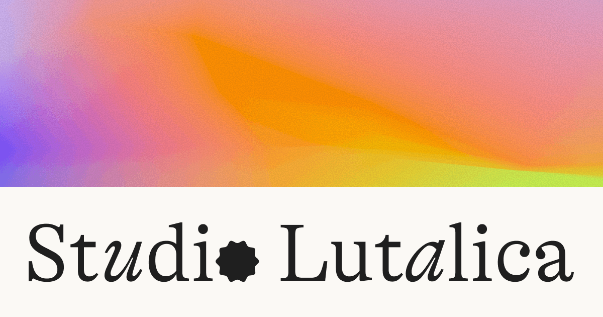 A visual selected by Studio Lutalica for its website