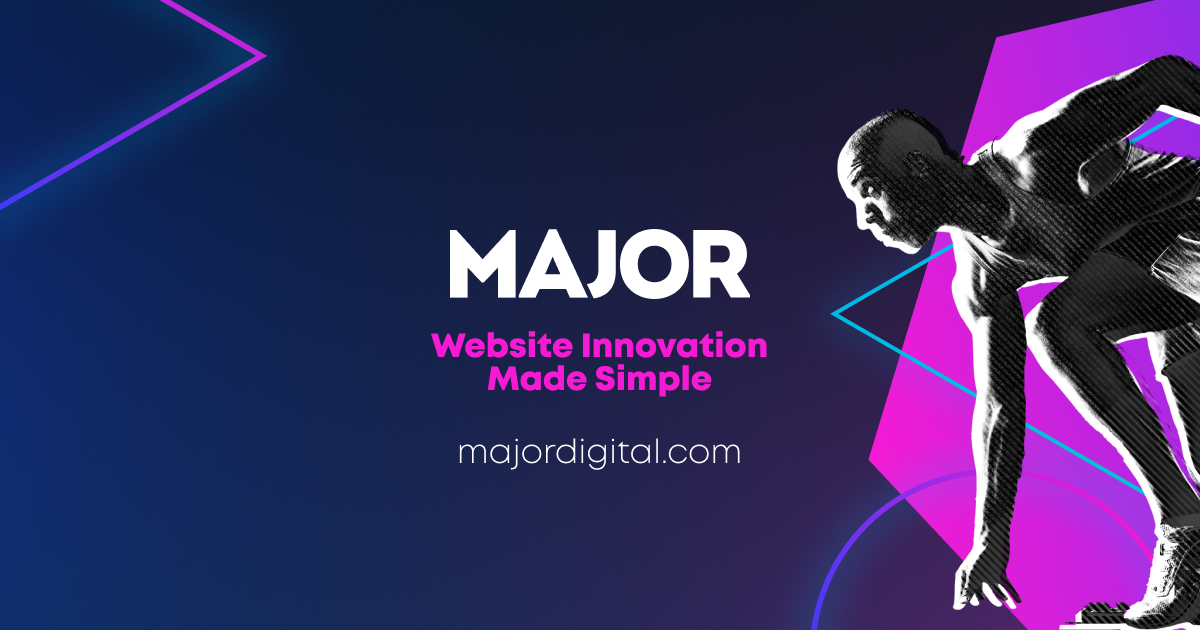 A visual selected by Major Digital for its website