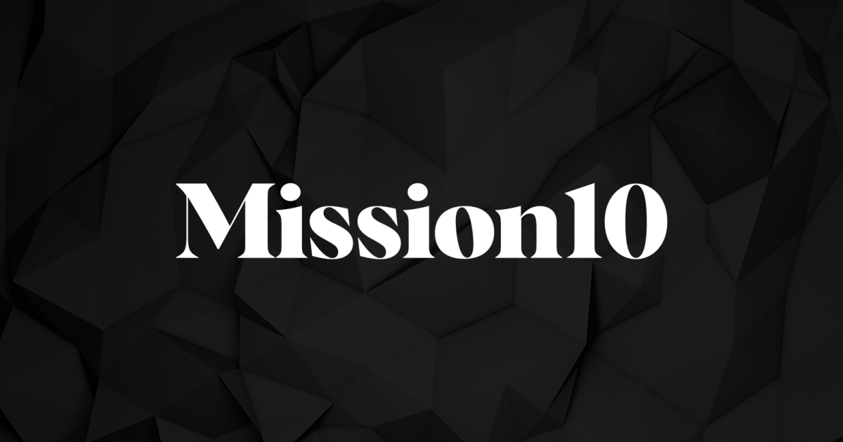 A visual selected by Mission10 for its website