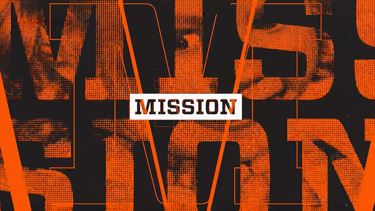 A visual selected by Mission for its website