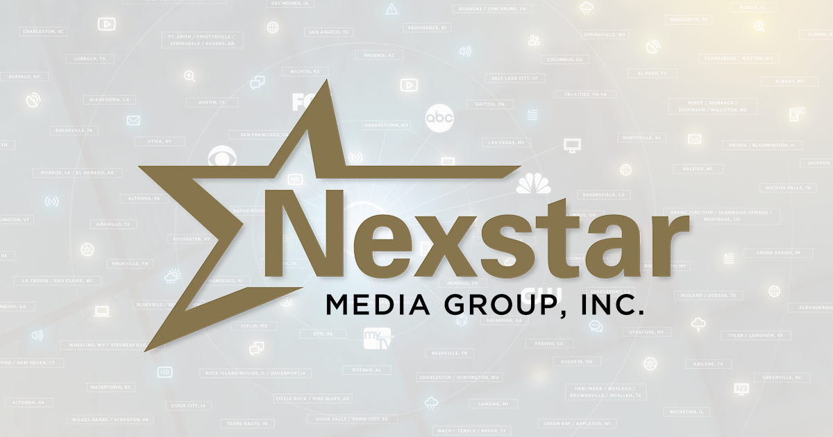 A visual selected by Nexstar Digital for its website