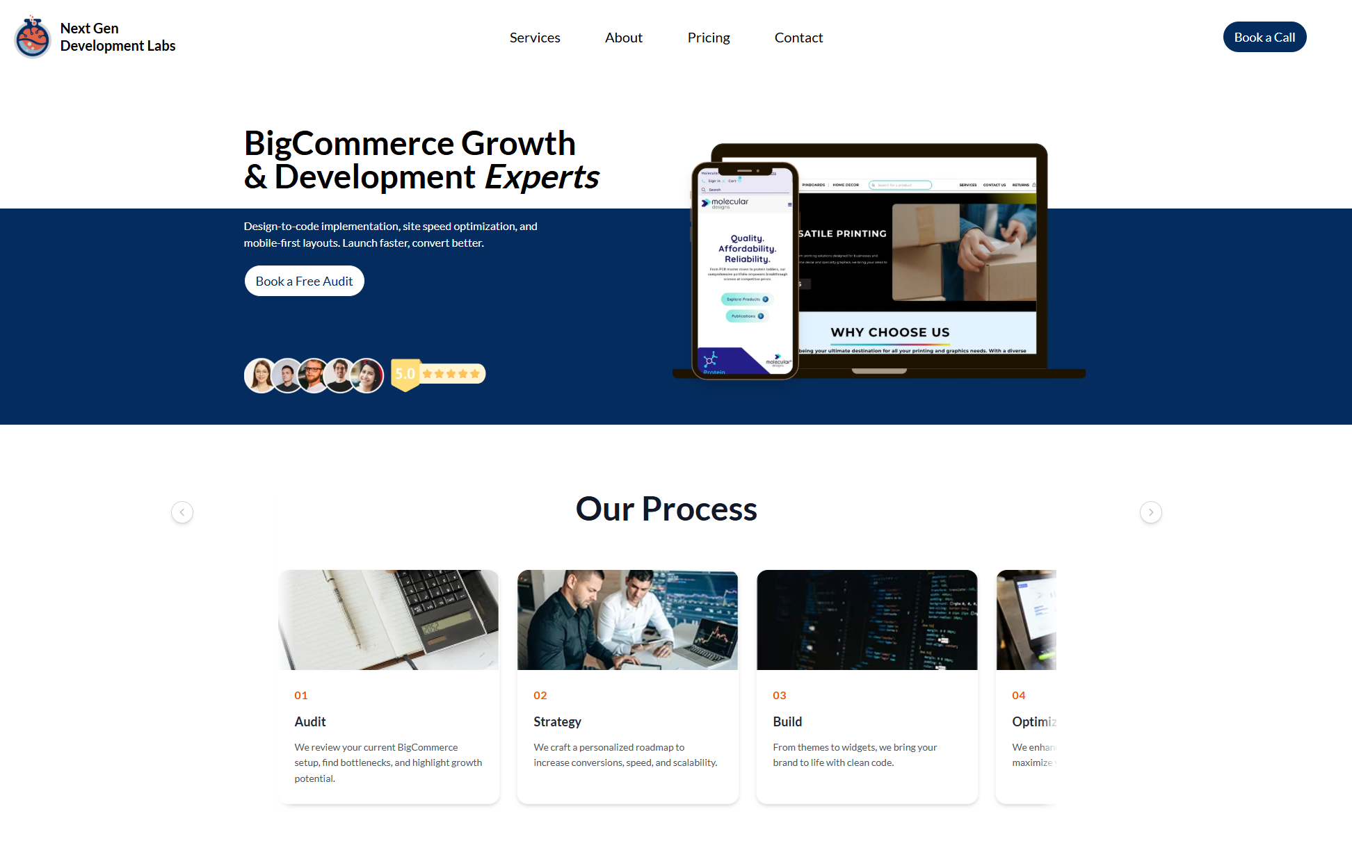 A visual selected by NextGen Dev Labs LLC for its website