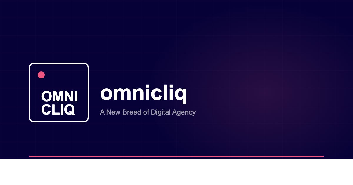 A visual selected by OmniCliq for its website