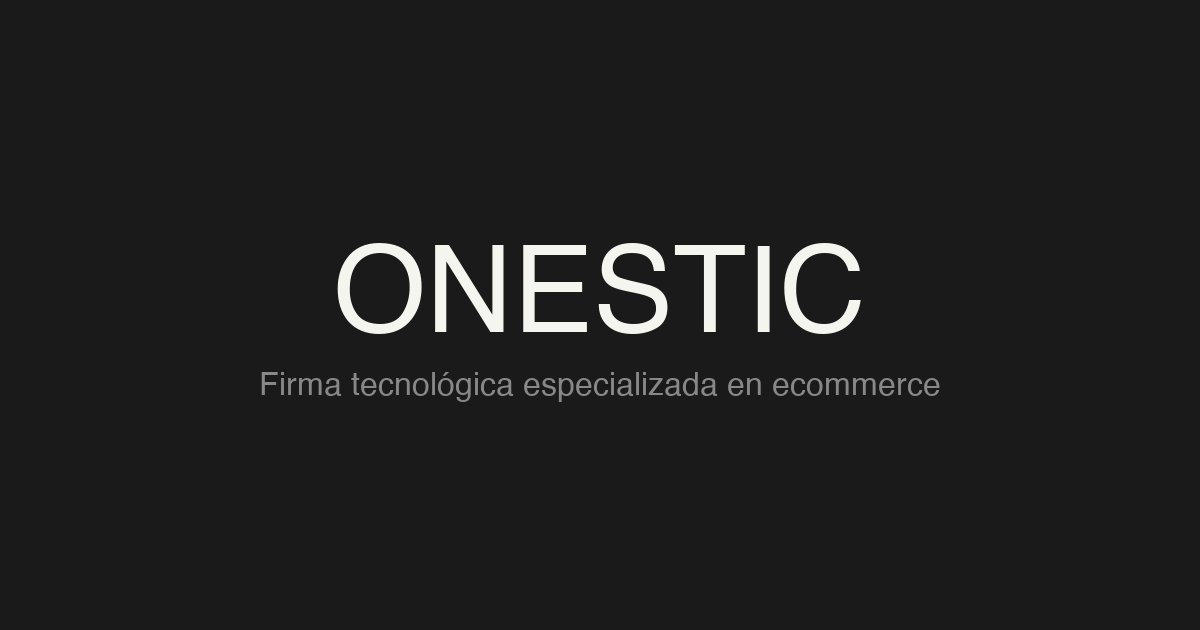 A visual selected by Onestic for its website