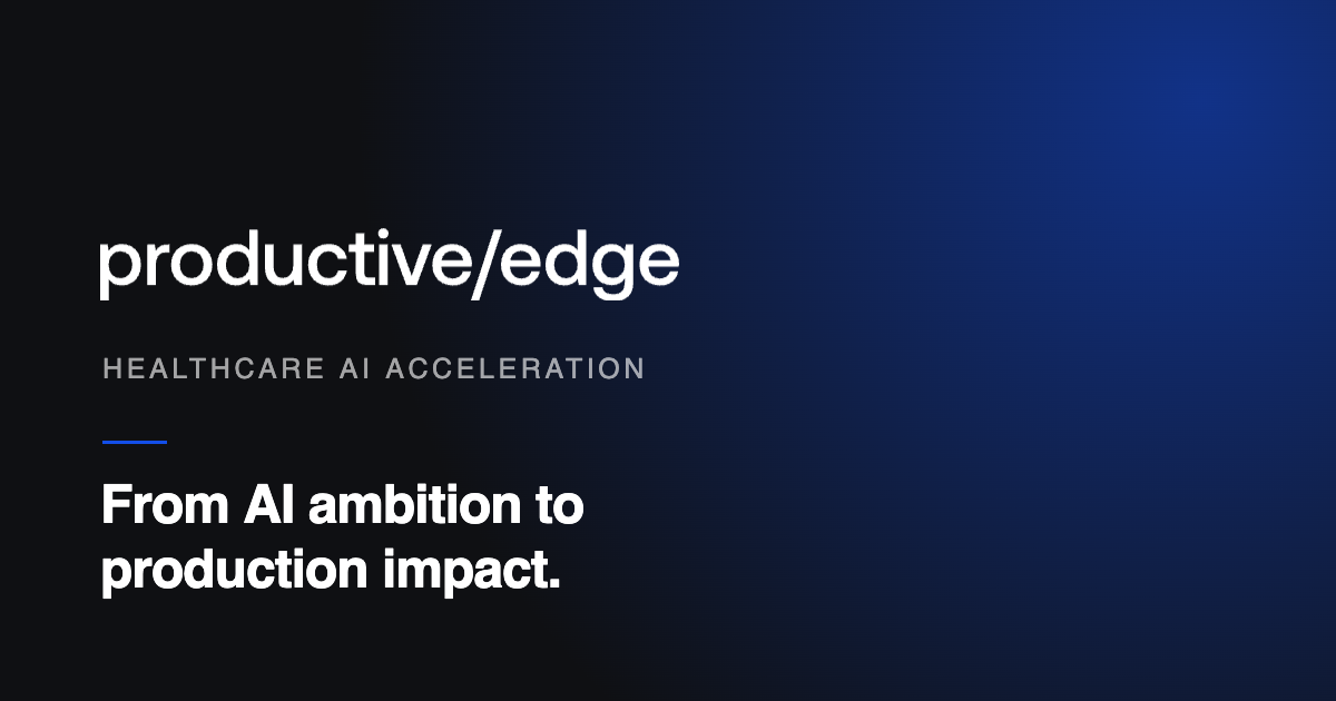 A visual selected by Productive Edge for its website