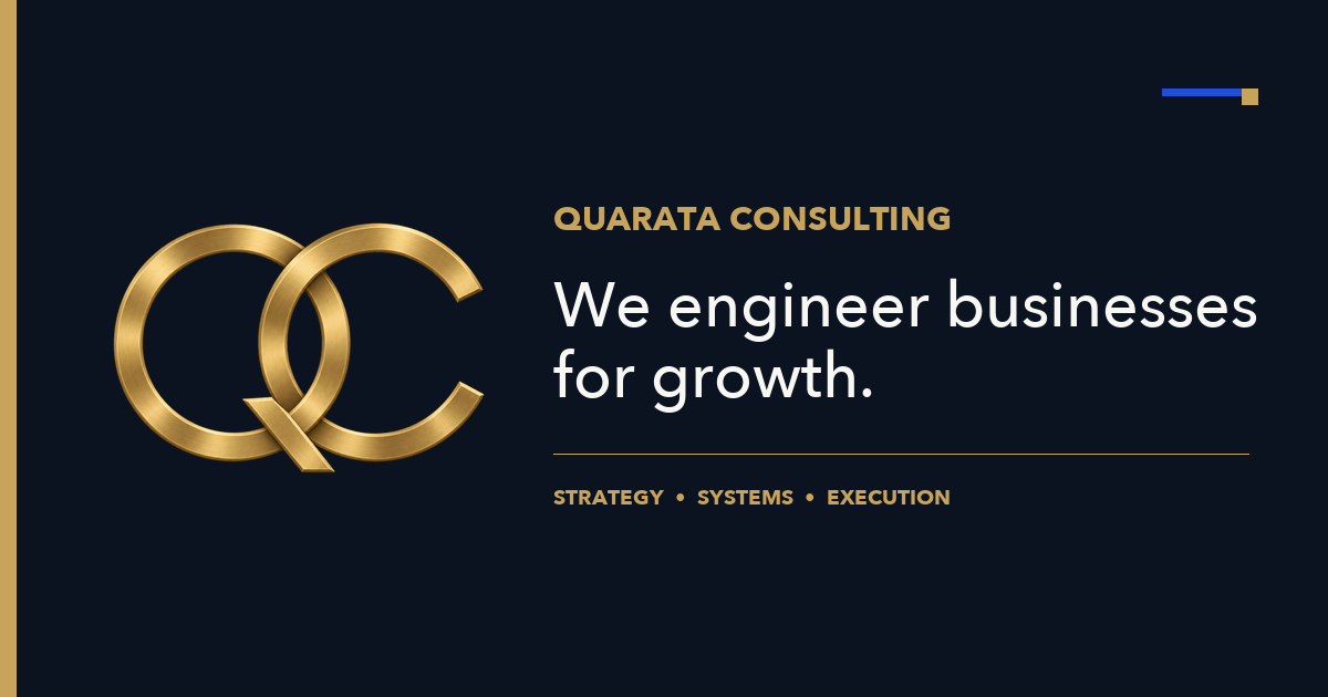 A visual selected by Quarata Consulting for its website