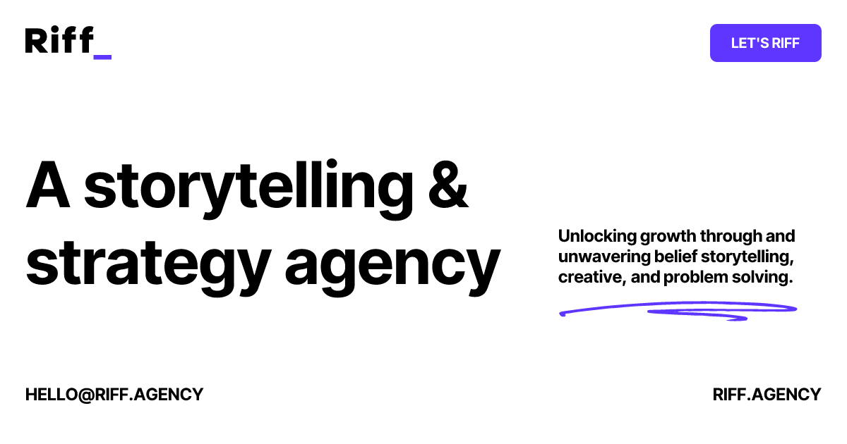 A visual selected by Riff_ for its website