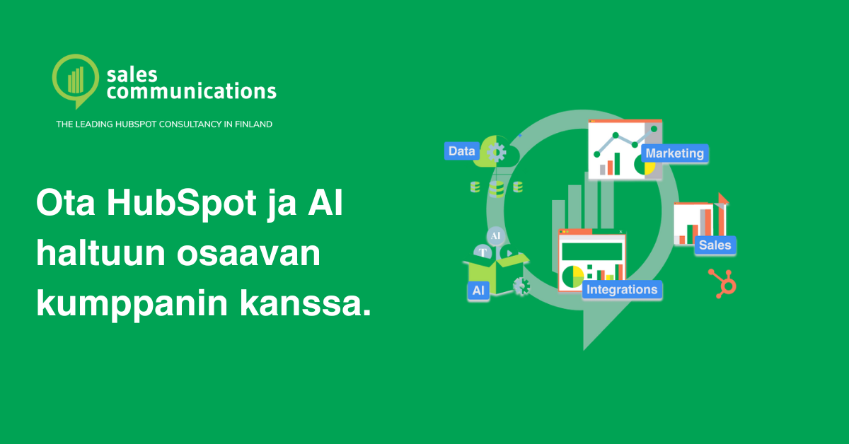 A visual selected by Sales Communications Finland Ltd. for its website