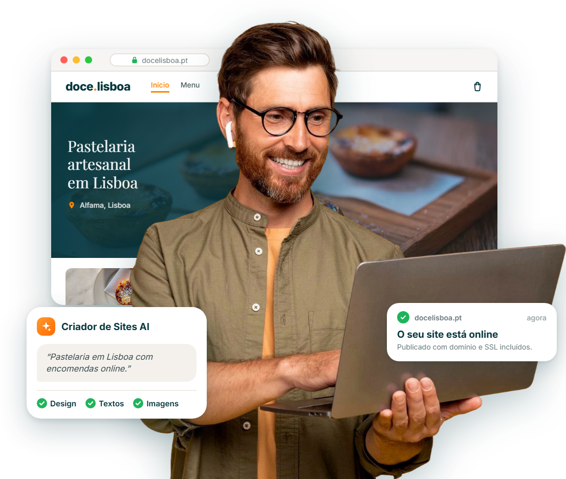 A visual selected by Site.pt for its website