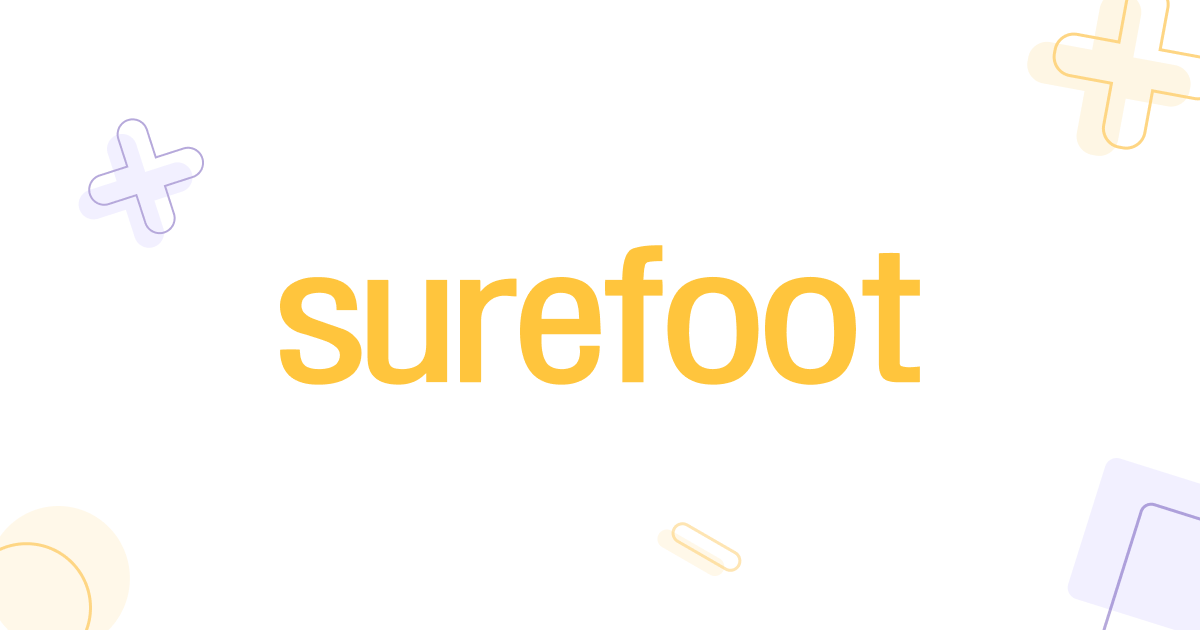 A visual selected by surefoot for its website