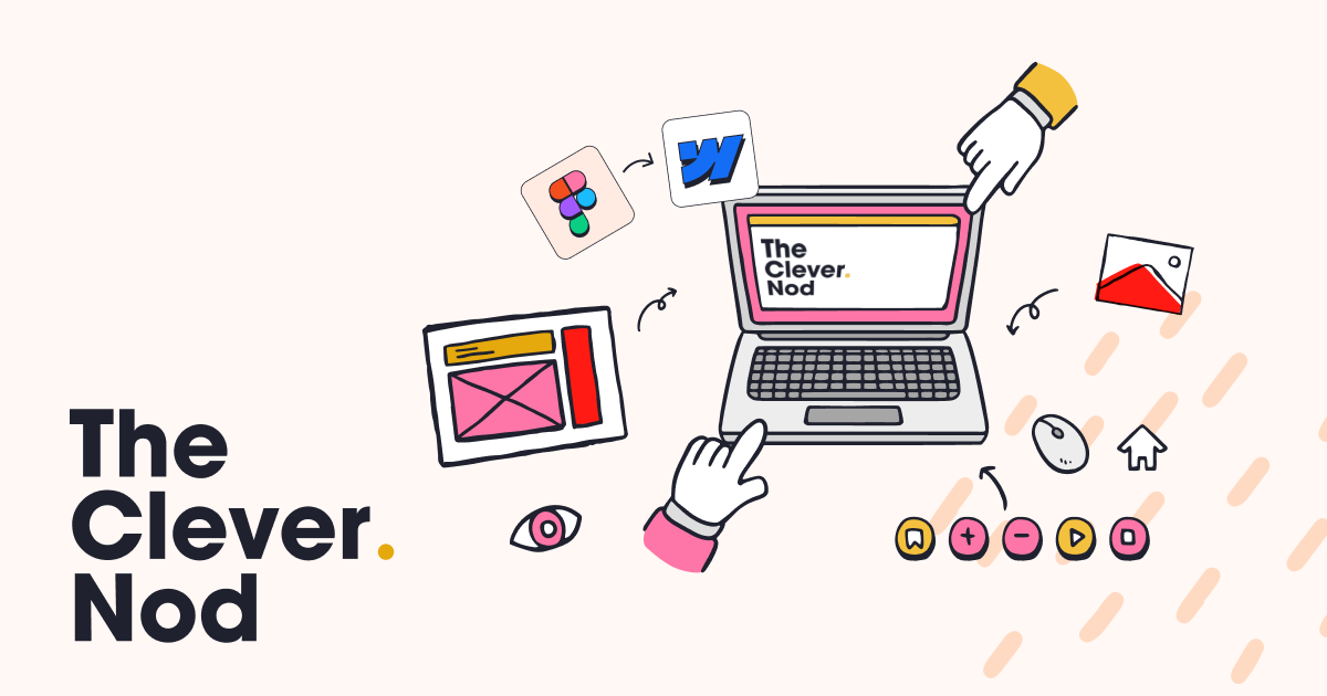 A visual selected by The Clever Nod Inc. for its website