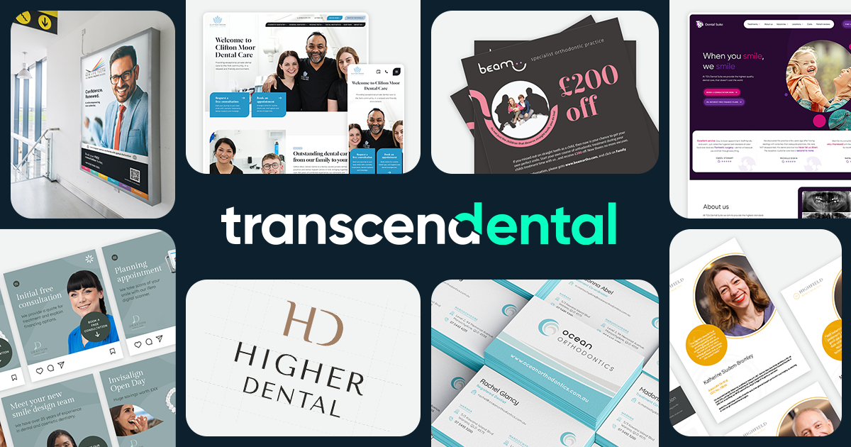 A visual selected by Transcend Dental for its website