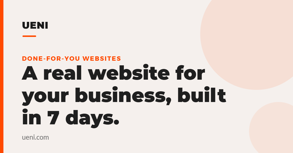A visual selected by UENI for its website