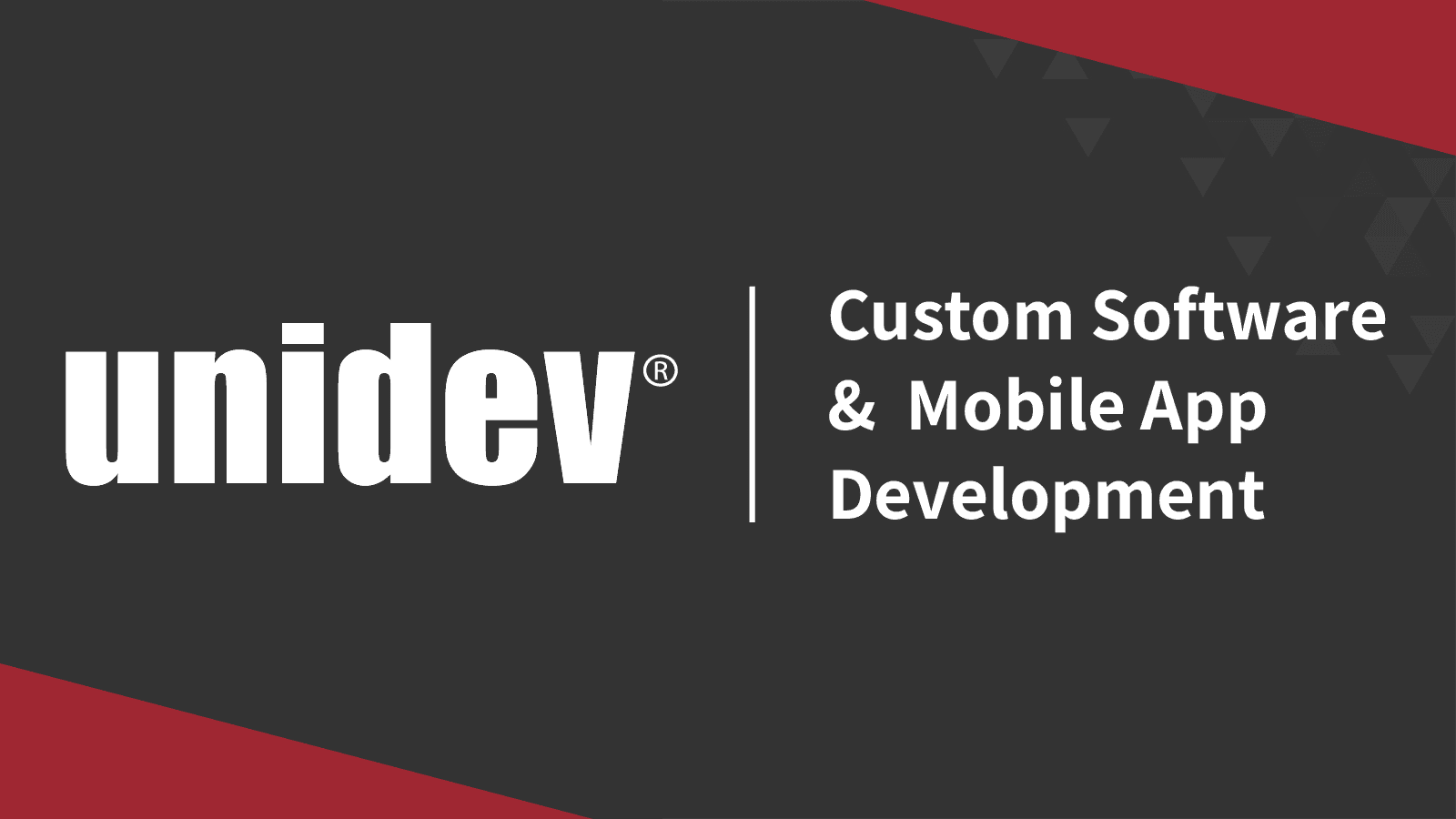 A visual selected by Unidev for its website