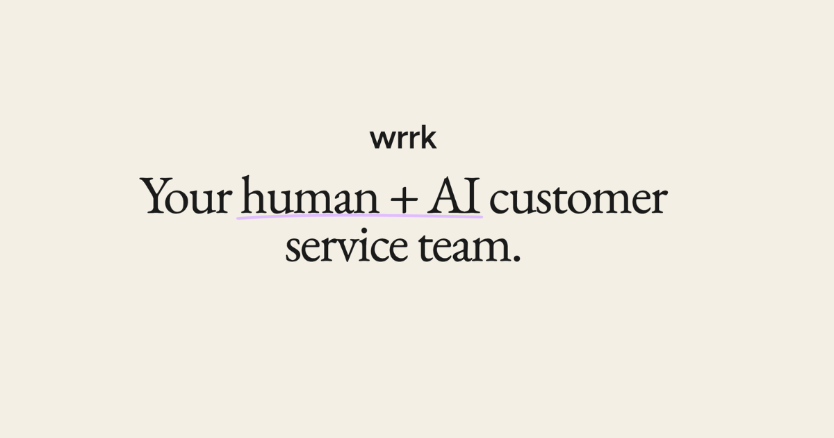 A visual selected by wrrk for its website